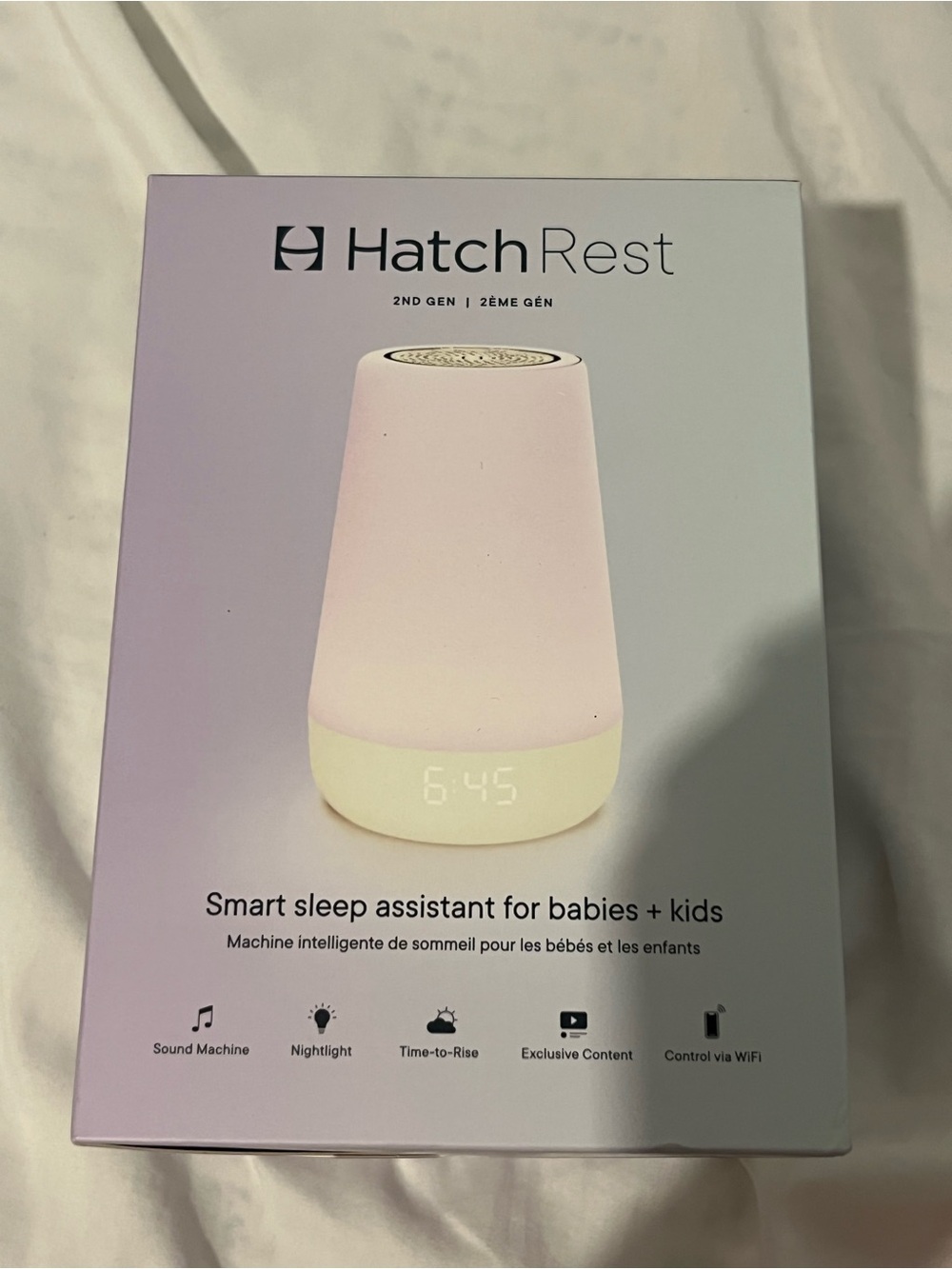 NEW IN BOX Hatch Rest 2nd Gen Smart Sleep Assistant